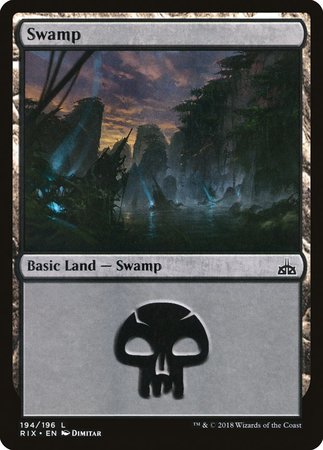 Swamp [Rivals of Ixalan] | Exor Games Bridgewater