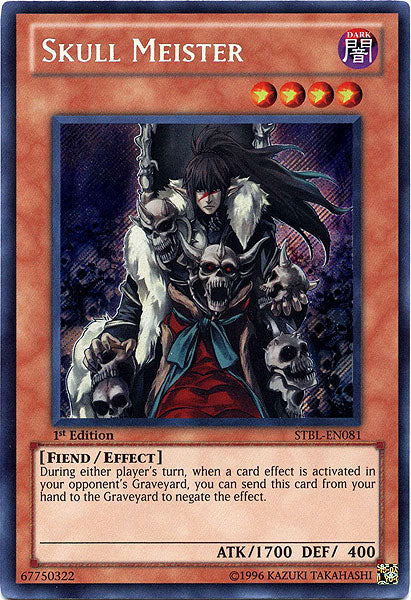 Skull Meister [STBL-EN081] Secret Rare | Exor Games Bridgewater