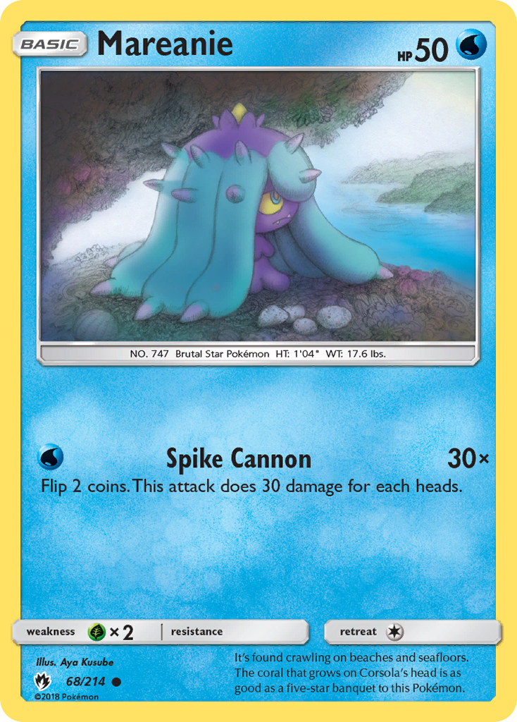 Mareanie (68/214) [Sun & Moon: Lost Thunder] | Exor Games Bridgewater