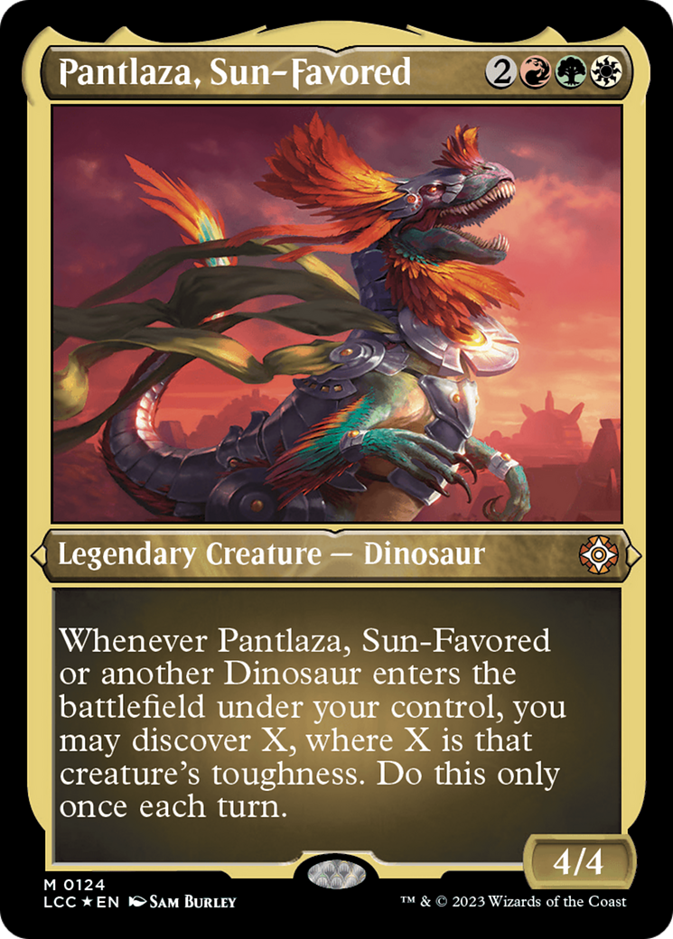 Pantlaza, Sun-Favored (Display Commander) [The Lost Caverns of Ixalan Commander] | Exor Games Bridgewater