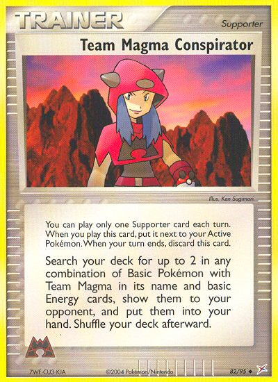 Team Magma Conspirator (82/95) [EX: Team Magma vs Team Aqua] | Exor Games Bridgewater