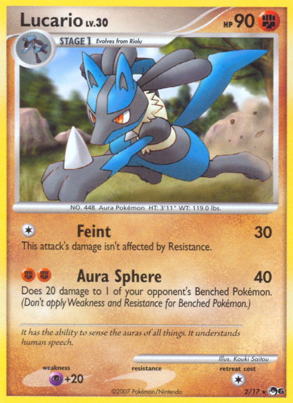 Lucario (2/17) [POP Series 6] | Exor Games Bridgewater