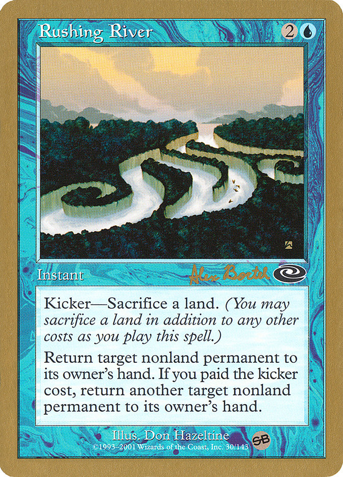 Rushing River (Alex Borteh) (SB) [World Championship Decks 2001] | Exor Games Bridgewater