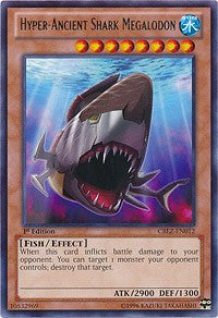 Hyper-Ancient Shark Megalodon [CBLZ-EN012] Rare | Exor Games Bridgewater