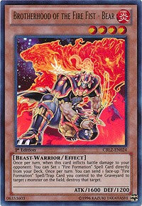 Brotherhood of the Fire Fist - Bear [CBLZ-EN024] Ultra Rare | Exor Games Bridgewater