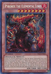 Pyrorex the Elemental Lord [CBLZ-EN040] Secret Rare | Exor Games Bridgewater