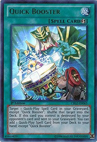 Quick Booster [CBLZ-EN065] Ultra Rare | Exor Games Bridgewater