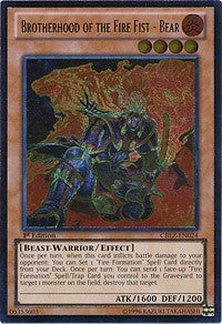 Brotherhood of the Fire Fist - Bear (UTR) [CBLZ-EN024] Ultimate Rare | Exor Games Bridgewater