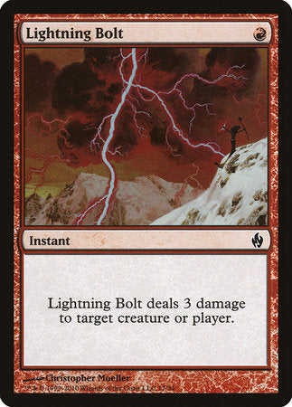 Lightning Bolt [Premium Deck Series: Fire and Lightning] | Exor Games Bridgewater