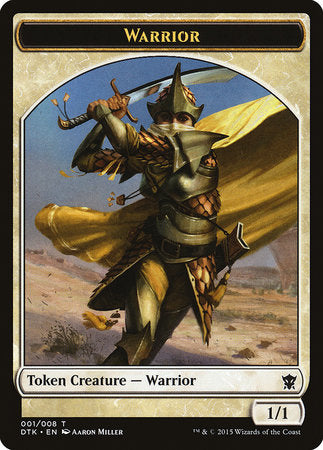 Warrior Token [Dragons of Tarkir Tokens] | Exor Games Bridgewater