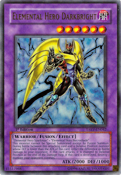 Elemental Hero Darkbright [TAEV-EN042] Ultra Rare | Exor Games Bridgewater