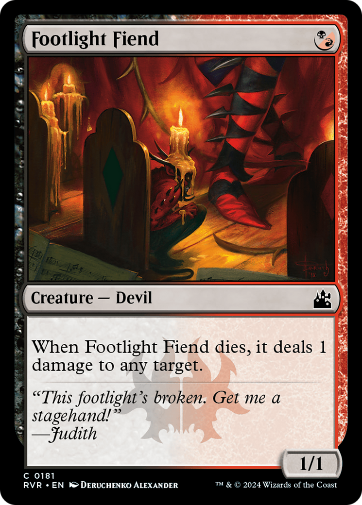 Footlight Fiend [Ravnica Remastered] | Exor Games Bridgewater