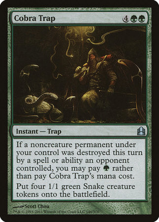 Cobra Trap [Commander 2011] | Exor Games Bridgewater