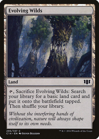 Evolving Wilds [Commander 2014] | Exor Games Bridgewater