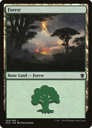 Forest (264) [Dragons of Tarkir] | Exor Games Bridgewater