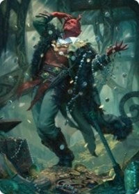 Tibalt, Cosmic Impostor Art Card [Kaldheim: Art Series] | Exor Games Bridgewater