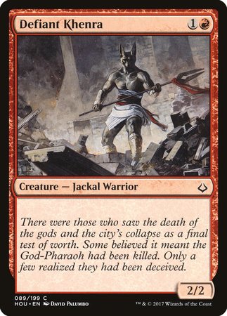Defiant Khenra [Hour of Devastation] | Exor Games Bridgewater