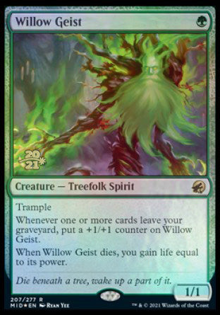 Willow Geist [Innistrad: Midnight Hunt Prerelease Promos] | Exor Games Bridgewater