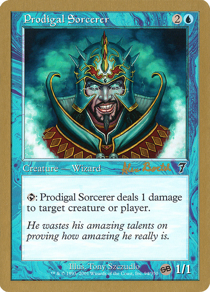 Prodigal Sorcerer (Alex Borteh) (SB) [World Championship Decks 2001] | Exor Games Bridgewater