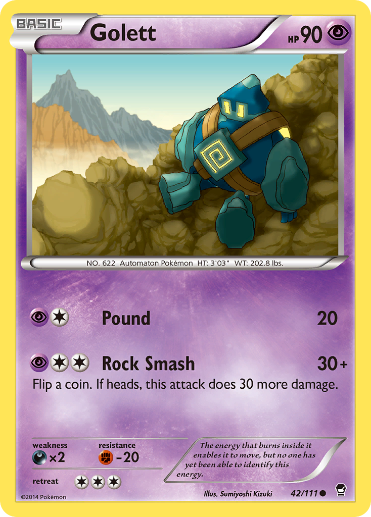 Golett (42/111) [XY: Furious Fists] | Exor Games Bridgewater