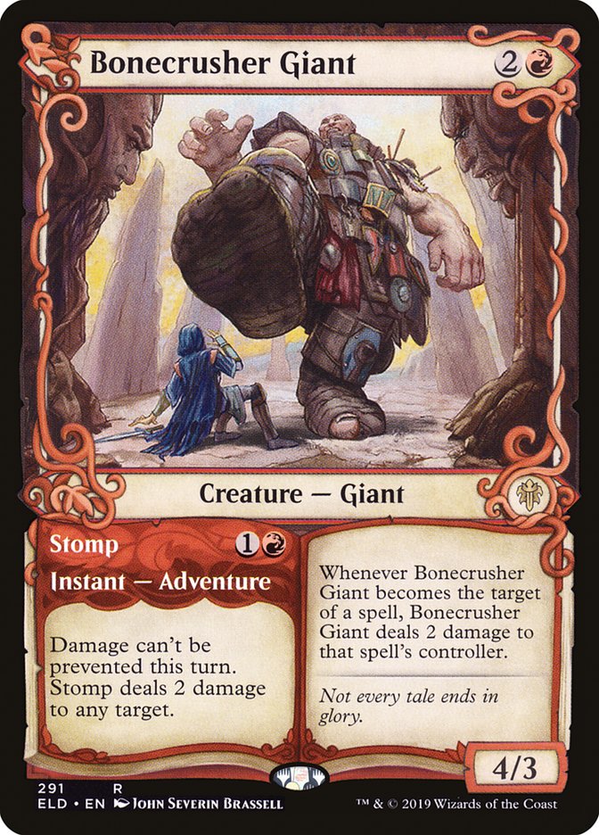 Bonecrusher Giant // Stomp (Showcase) [Throne of Eldraine] | Exor Games Bridgewater