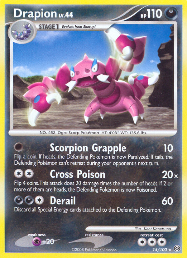 Drapion (15/100) [Diamond & Pearl: Stormfront] | Exor Games Bridgewater