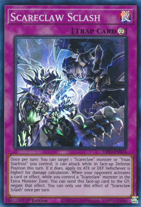 Scareclaw Sclash [DIFO-EN074] Super Rare | Exor Games Bridgewater