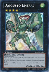 Daigusto Emeral [HA07-EN020] Secret Rare | Exor Games Bridgewater