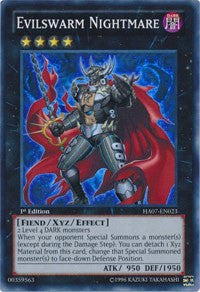 Evilswarm Nightmare [HA07-EN023] Super Rare | Exor Games Bridgewater