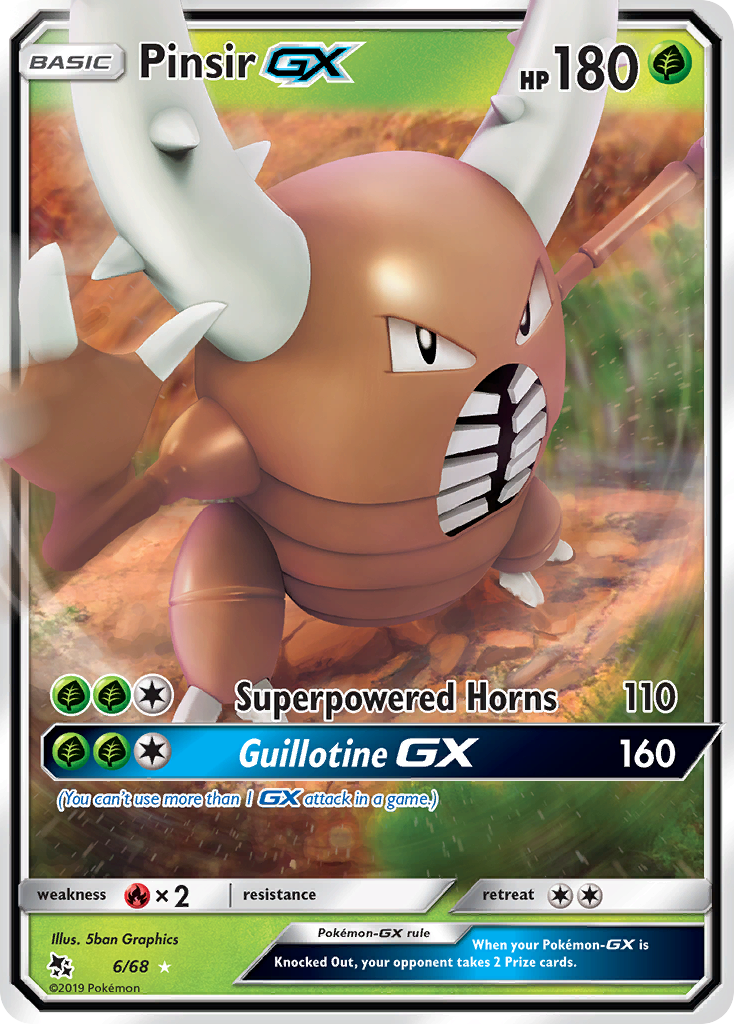 Pinsir GX (6/68) [Sun & Moon: Hidden Fates] | Exor Games Bridgewater