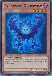 Evilswarm Obliviwisp [HA07-EN049] Super Rare | Exor Games Bridgewater