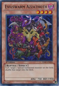 Evilswarm Azzathoth [HA07-EN050] Super Rare | Exor Games Bridgewater