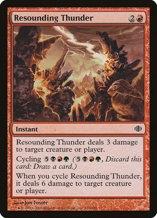 Resounding Thunder [Shards of Alara] | Exor Games Bridgewater