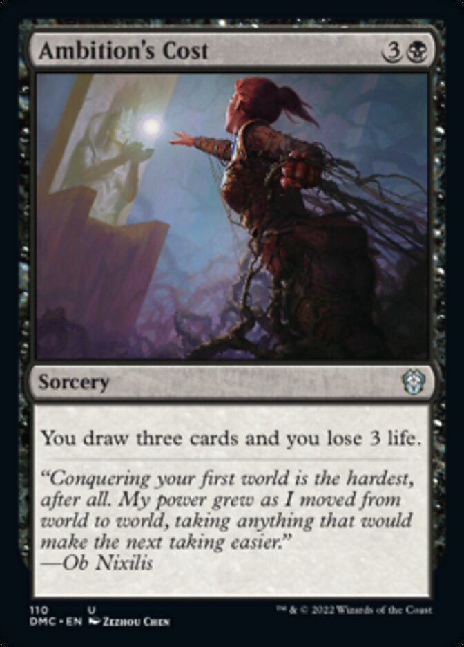 Ambition's Cost [Dominaria United Commander] | Exor Games Bridgewater