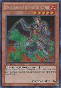 Brotherhood of the Fire Fist - Coyote [LTGY-EN082] Secret Rare | Exor Games Bridgewater