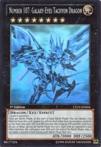 Number 107: Galaxy-Eyes Tachyon Dragon [LTGY-EN044] Ghost Rare | Exor Games Bridgewater