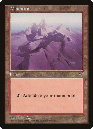 Mountain (Purple) [Mirage] | Exor Games Bridgewater