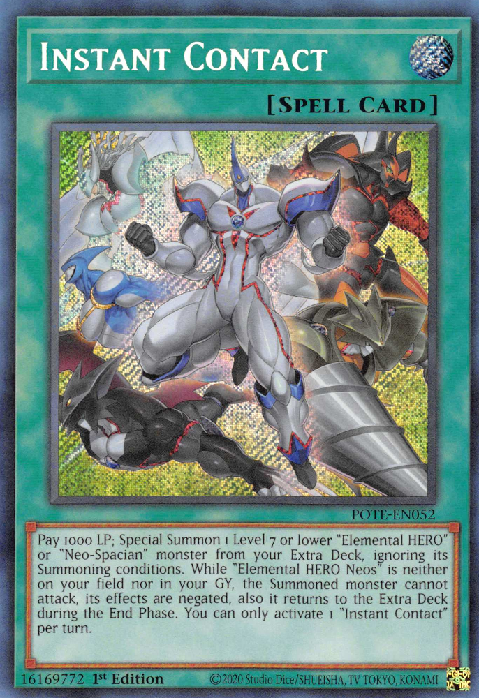 Instant Contact [POTE-EN052] Secret Rare | Exor Games Bridgewater