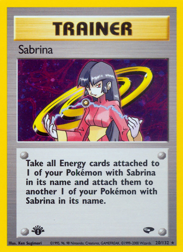 Sabrina (20/132) [Gym Challenge 1st Edition] | Exor Games Bridgewater