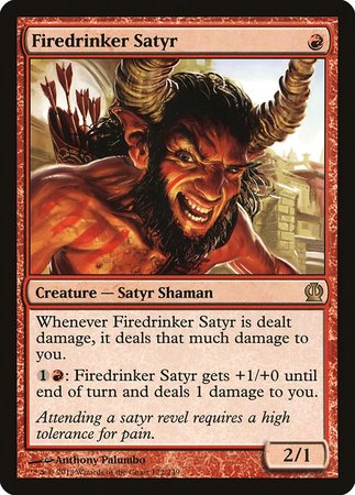 Firedrinker Satyr [Theros] | Exor Games Bridgewater