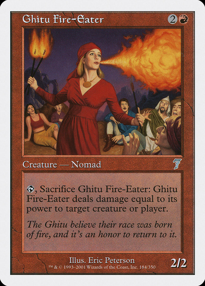 Ghitu Fire-Eater [Seventh Edition] | Exor Games Bridgewater