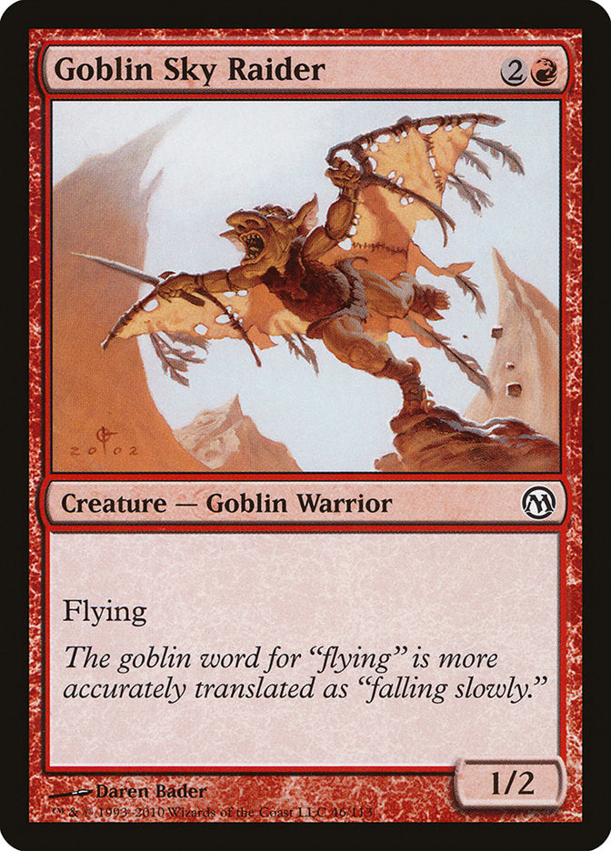 Goblin Sky Raider [Duels of the Planeswalkers] | Exor Games Bridgewater