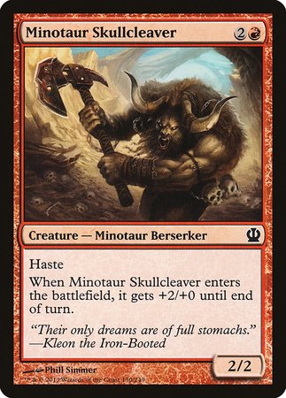 Minotaur Skullcleaver [Theros] | Exor Games Bridgewater