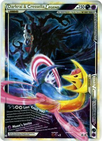 Darkrai & Cresselia LEGEND (99/102) (Jumbo Card) [HeartGold & SoulSilver: Triumphant] | Exor Games Bridgewater