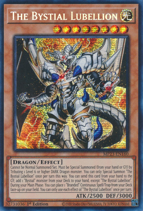 The Bystial Lubellion [MP23-EN160] Prismatic Secret Rare | Exor Games Bridgewater