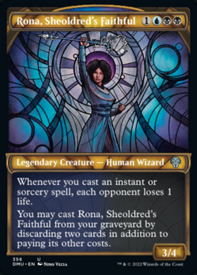 Rona, Sheoldred's Faithful (Showcase Textured) [Dominaria United] | Exor Games Bridgewater