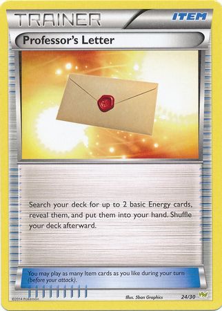 Professor's Letter (24/30) [XY: Trainer Kit - Noivern] | Exor Games Bridgewater