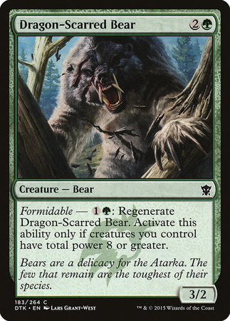 Dragon-Scarred Bear [Dragons of Tarkir] | Exor Games Bridgewater