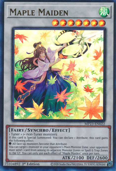 Maple Maiden [MP23-EN022] Ultra Rare | Exor Games Bridgewater