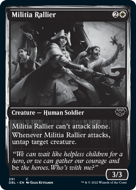 Militia Rallier [Innistrad: Double Feature] | Exor Games Bridgewater